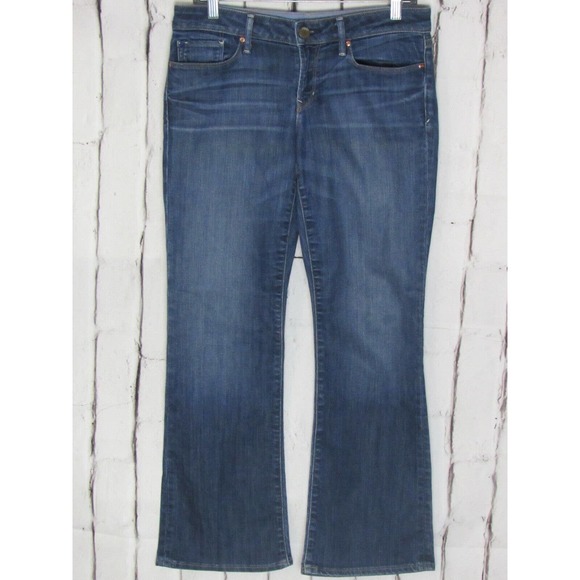 GAP Denim - Gap 1969 Women Jeans Size 29/8 Average Blue Sexy Bootcut Mid Rise Faded Denim